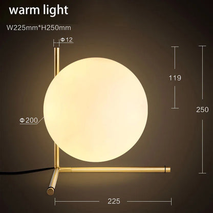 Nordic Creative Ins Style Internet Celebrity Douyin Decorative Lamp Reading Desk Study Modern and Simple Bedroom Bedside Lamp