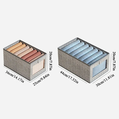 Wardrobe Storage Organizers Underwear Socks Bra Storage Box Clothes Storage Box Drawer Closet Divider Organizers