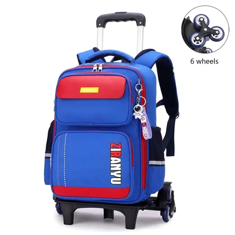 Student Rolling Backpacks for Primary School Children Trolley School Backpack Wheeled Bag Back To School Backpacks with Wheels