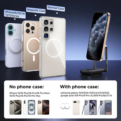 UGREEN Magnetic Car Phone Holder Dashboard 360° Rotatable & Detachable Car Mount For Magsafe iPhone 16 15 Pro Samsumg S25 Xiaomi