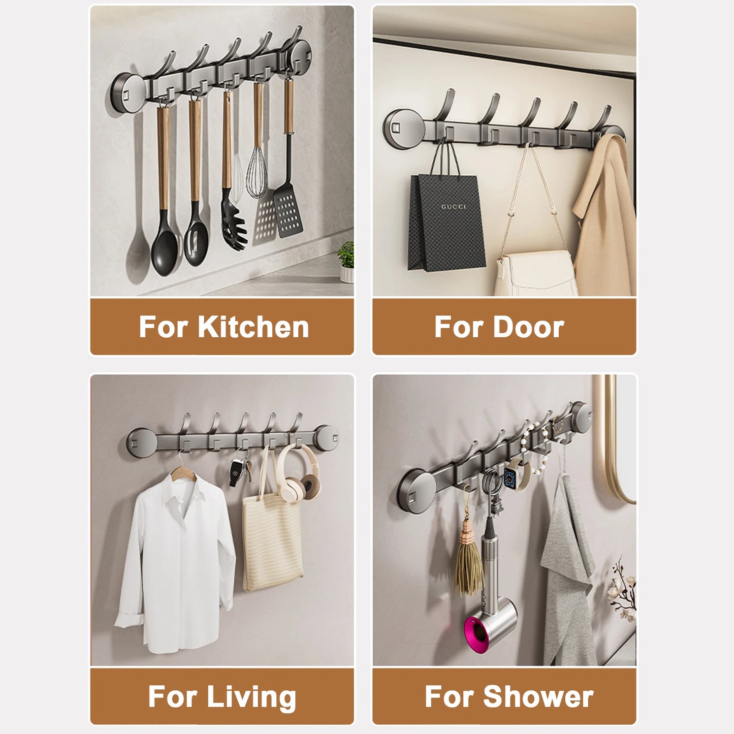 Clothes Hook Bathroom Towel Hanger Hook Wall Hook Adhesive Wall Hook No punching required Hanging Hooks Door Back Clothes Hook