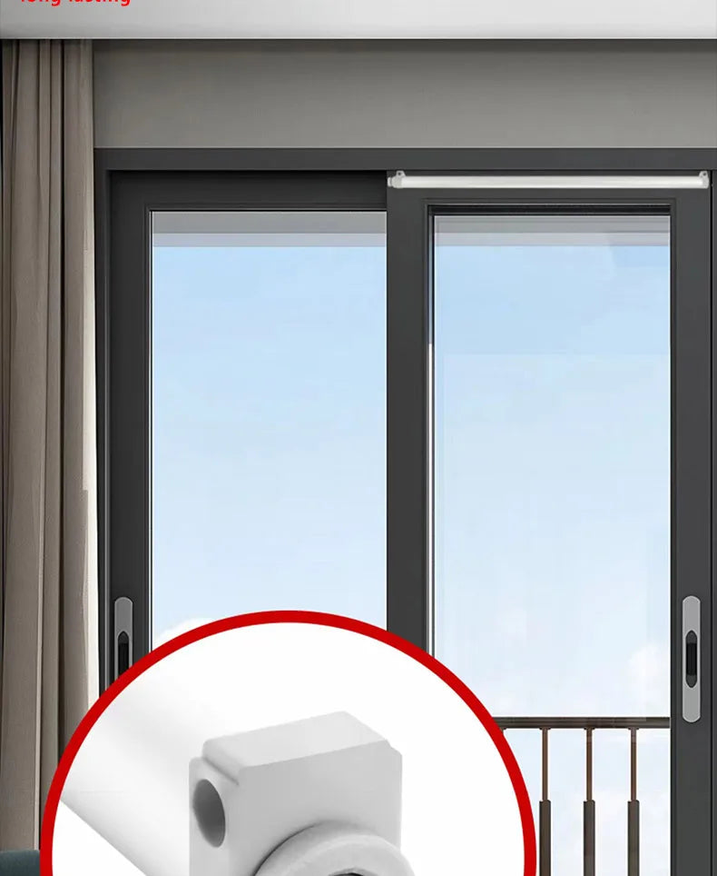 Sliding Door Buffer Automatic Door Closer Aluminum Alloy Wooden Door Screen Window Door Pneumatic Household Door Closer 80kg