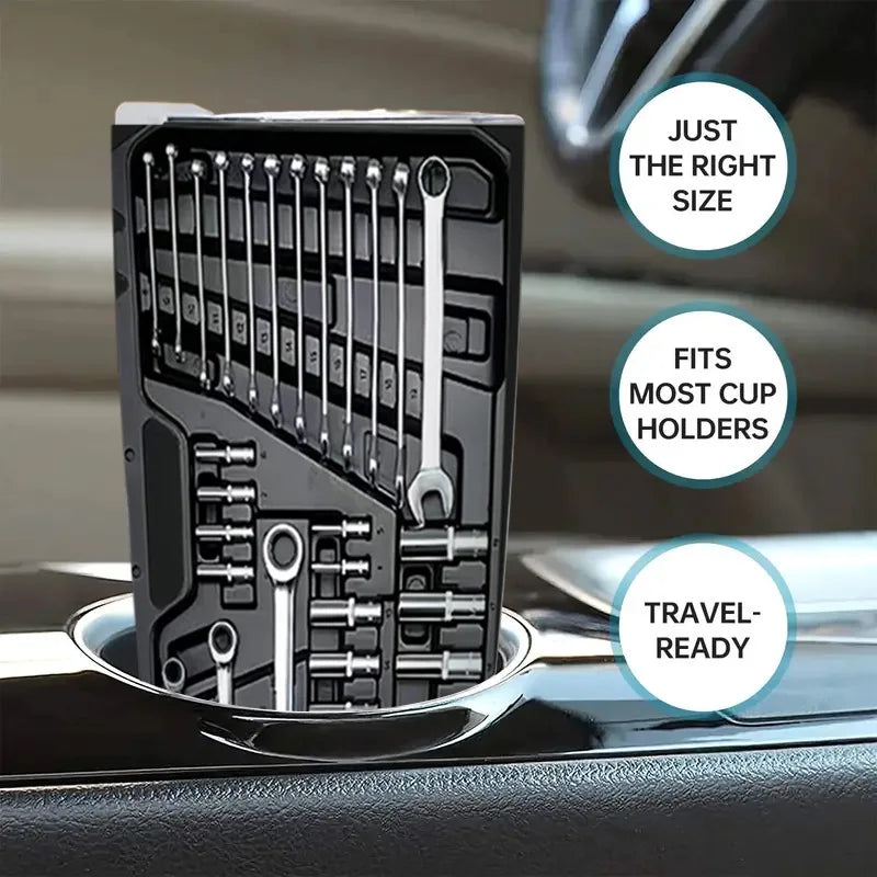 1 Piece 20 oz Insulated Stainless Steel Car Cup with Spill-Proof Lid and Removable Straw Suitable for Cold Drink, Camping, Travel, Unique Holiday Gift