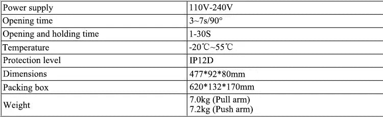Automatic Closer Door Smart Electric Glass Door Wooden Door Swing Door  Operator Automatic Door Open Closed System