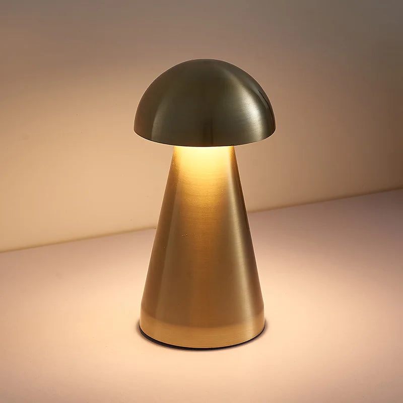 LED Touch Table Lamp Desktop Night Light Rechargeable Cordless Decor Lamp for Restaurant Hotel Bar Bedroom Bedside Light Lamp