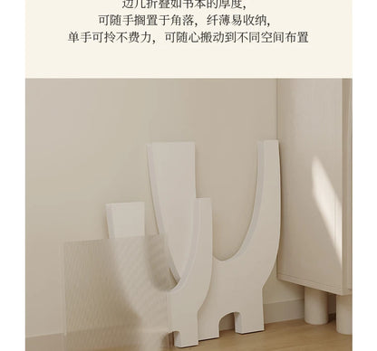 Folding paper table bedside table shelf living room bedroom simple folding storage sofa side cabinet coffee table 롤테이블 이동식테이블