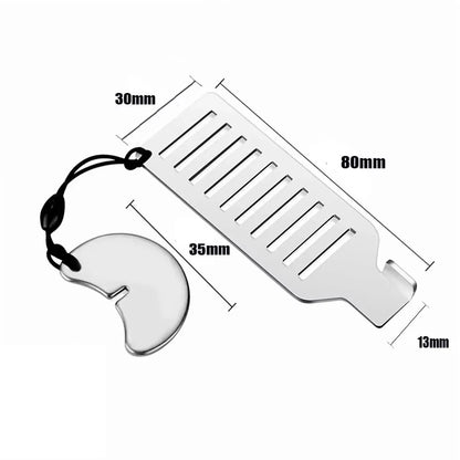 Safety Anti-theft Door Blocker Portable 8cm Stainless Steel Safe Security Tool For Home Privacy Hotel Travel Door Lock Stopper