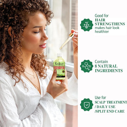 3pcs/set Hair Care Products for Women Moisturize Nourish Rosemary Oil Natural Batana Oil & Chebe Serum Anti-frizz Treatment Hair