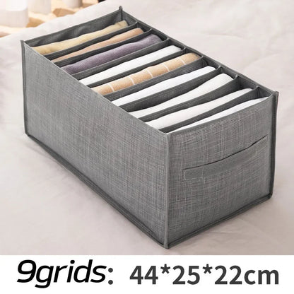 Storage for Clothes Pants organizer Jeans T-shirt Storage Box Folded Closet Organizer Drawer Divider Boxes Underwear Organizers