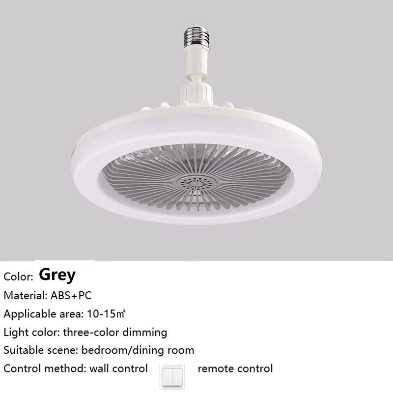 Smart Control Ceiling Fan 360 Rotation Ceiling Lamp Silent Room Fans LivingRoom Kitchen Energy saving Household Decorate