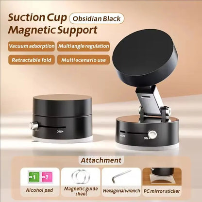 Vacuum Magnetic Car Phone Holder Stand Magnet Cell Mobile Support Mount GPS Bracket in Car For iPhone Android Smartphone