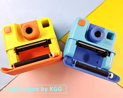 Kids Instant Camera Print Camera For Children Camera 1080P HD Digital Camera Photo Paper Child Toy Camera For Christmas Gift