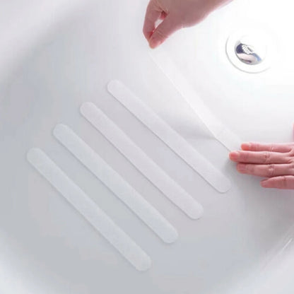 Anti-slip Strips Bathtub Shower Mat Non Slip On Tiles Grip High Quality PEVA Safety Tape 12PCS White Anti Slip