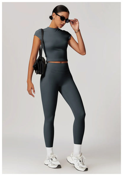 New Yoga Pants Women Workout Yoga Leggings High Waist Sport Leggings Women's Running Workout Tights Gym Push Up Fitness Trousers