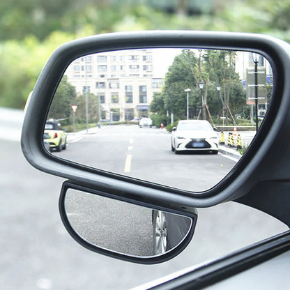 Car Mirror 360 Degree Adjustable Wide Angle Side Rear Mirrors blind Spot Snap Way for Parking Auxiliary Rear View Mirror