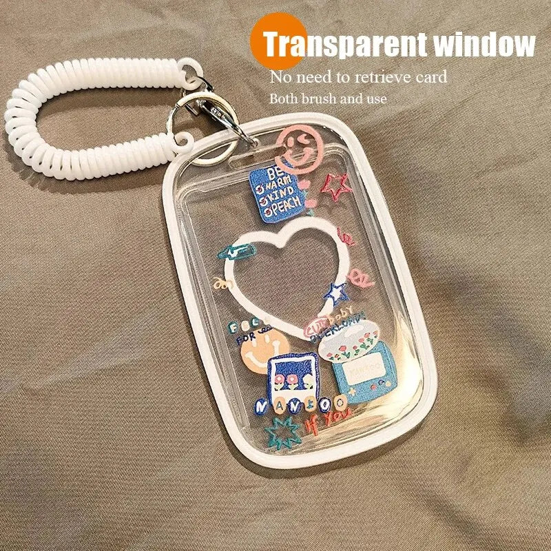 1PC Bus Card Set Campus Card Subway Card Work Card Factory Brand Ins Card Set Meal Card ID Card Pick-up and Drop off Card Protec