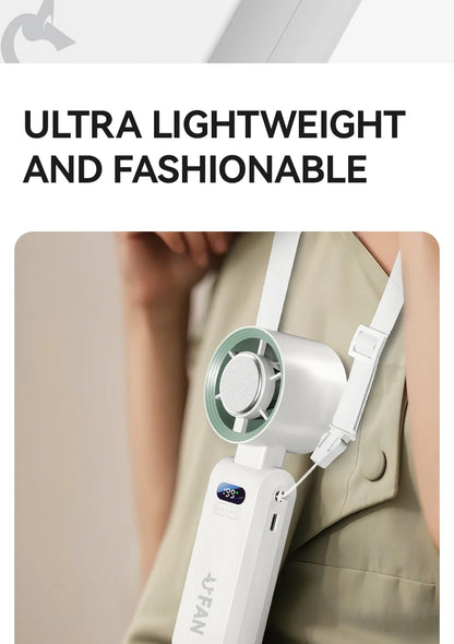 Handheld Fan, Portable Handheld Fan with Ice Function Turbo Powerful Rechargeable Fans  for Outdoor Indoor travel essentials