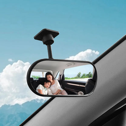 Baby Car Mirror 360° Adjustable Wide Angle Backseat Monitor Automotive Rearview Baby Observation Mirror for Windshield