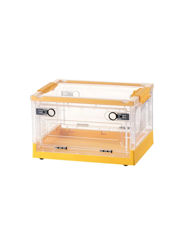 Foldable Book Storage Box, Student Book Box, Dormitory For Book Sorting Box, Transparent Home Storage Box, Book Box