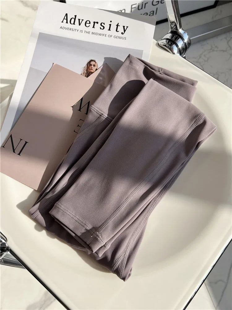 No need wear Underware Yoga Sport Pant Fitness Workout Tights and Soft Women High Waist Running Gym Leggings