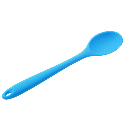 20.8CM Silica Gel Stirring Spoon Integrated Silica Gel Spoon, Kitchen Spoon, Kitchen Utensils, Soup, Spoon Scald Proof