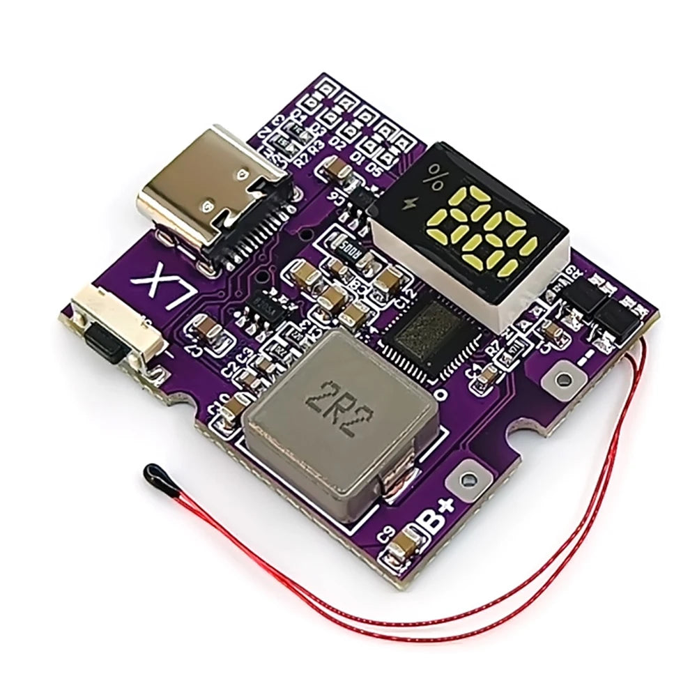 22.5W Power Bank Bidirectional Fast Charging Mobile Power Module Circuit Board With Digital/Light Type-C USB Suppor PD/QC3.0 2.0