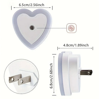 1pc LED Smart Night Light - Energy Efficient, Plug-in Indoor Lighting for Hallway, Bedroom, Kitchen, Stairway Perfect Gift