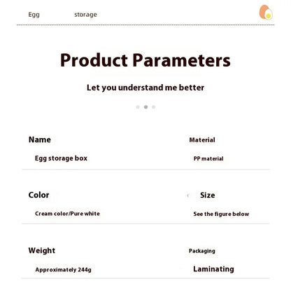 Refrigerator Egg Holder – Slide Out Egg Storage Container for Fridge Door – Auto-Rolling Egg Dispenser