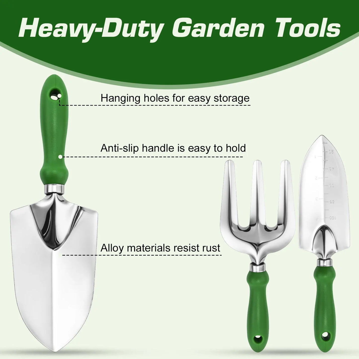 Gardening Tools Set Including Garden Shear Claw Gardening Gloves Cultivator Transplant Trowel Soil Scoop Outdoor Planting Tools