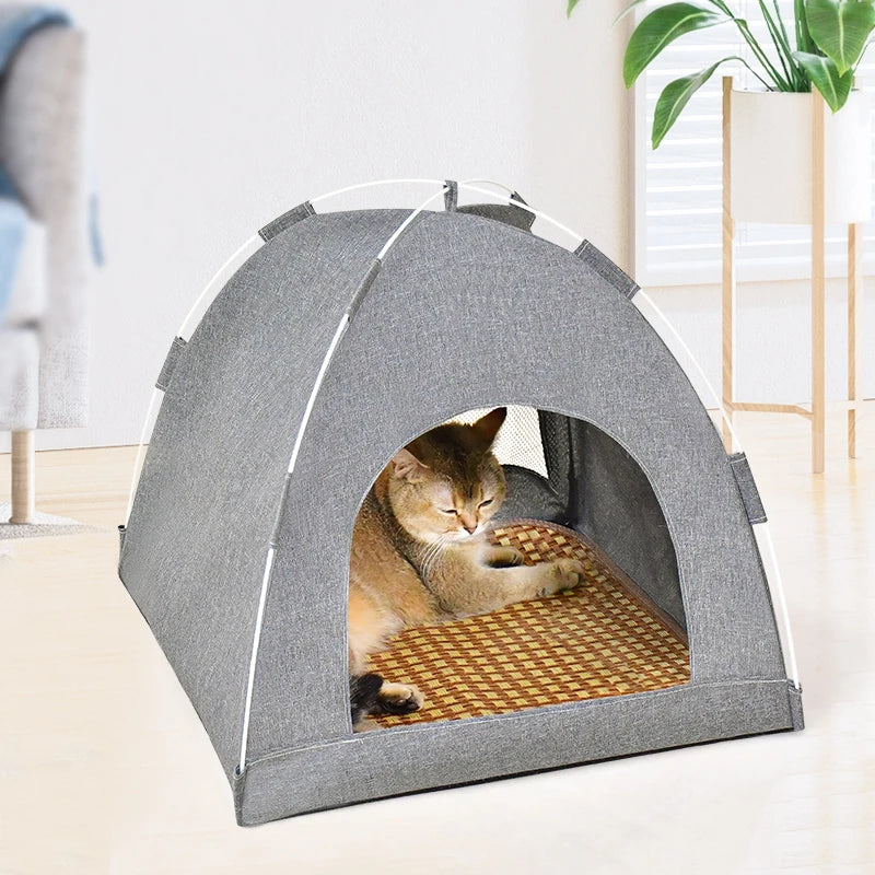 Cat Tent High Quality Cat Bed Foldable Pet Bed Waterproof Cat Camping Bed Portable Bed