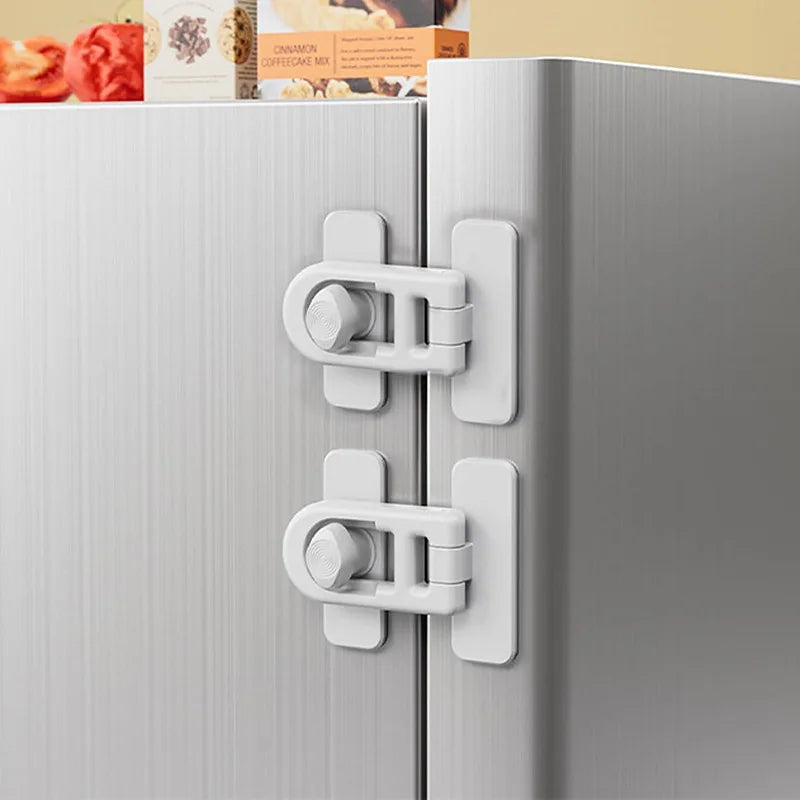 Child Safety Locks Home Refrigerator Lock for Kids Security Protection Baby Anti-Pinch Hand Refrigerators Door Dedicated Buckles