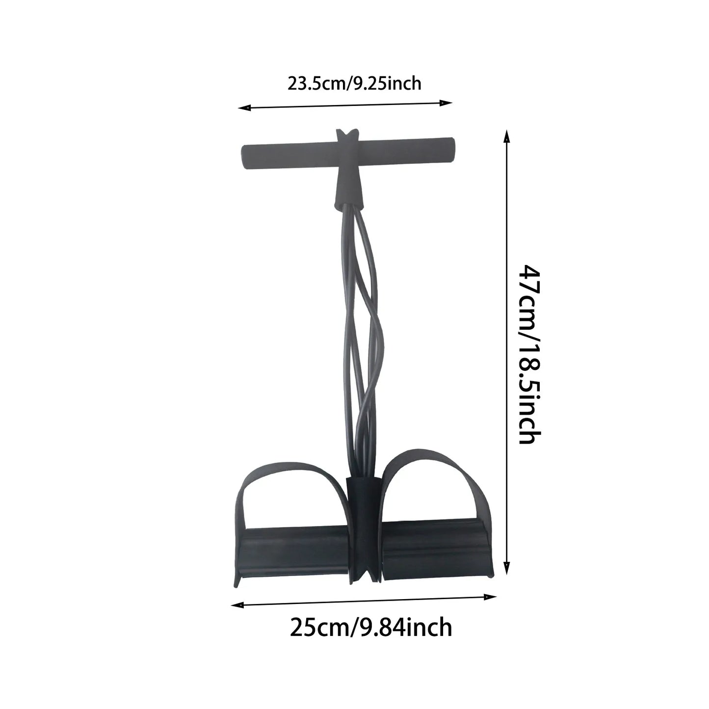 Four-Tube Pedal Tensioner Multi-Functional Household Fitness Equipment Yoga Abdominal Strengthening Elastic Band Tension Rope