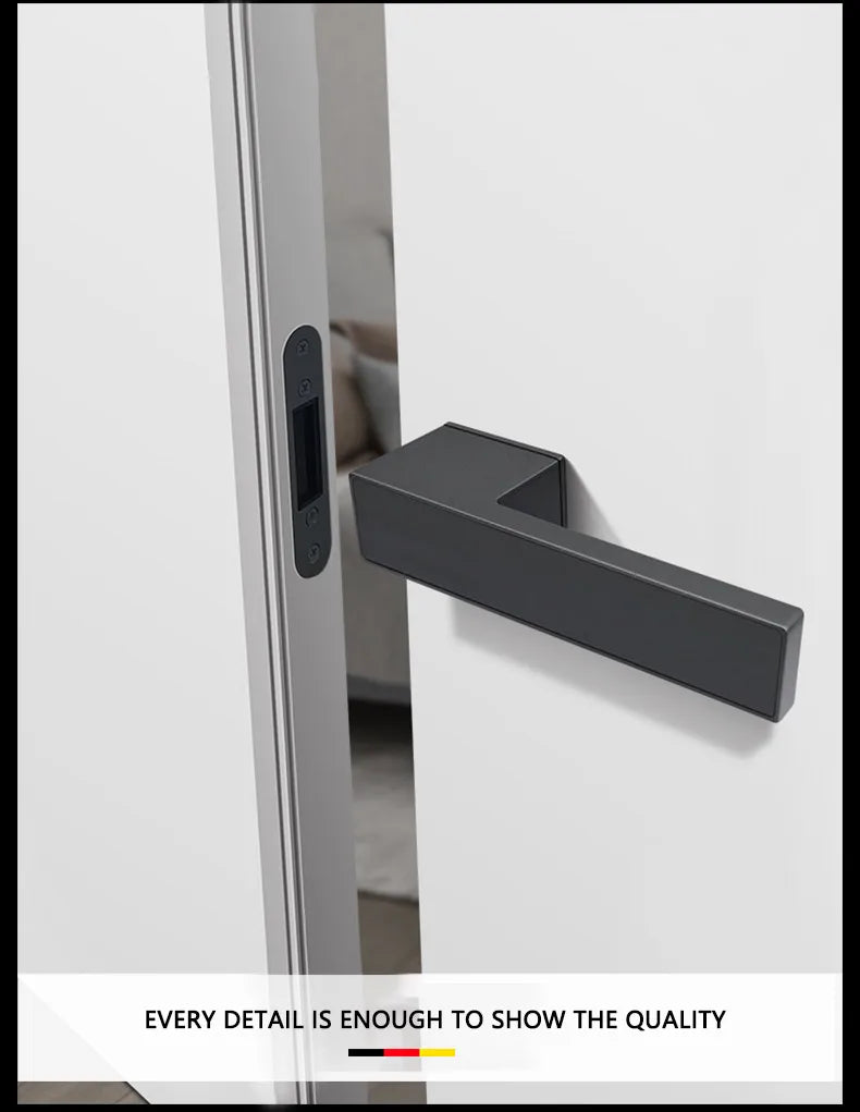 TOPKNORR Room Door Lock Indoor Magnetic Mute Ecological Door Lock Wooden Door Bedroom Toilet Household Door Lock Door Handle