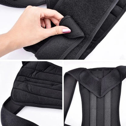 Posture Corrector Adult Back Fixation Belt With Support Plate Hunchback Correction Belt Adjustable Back Trainer Unisex