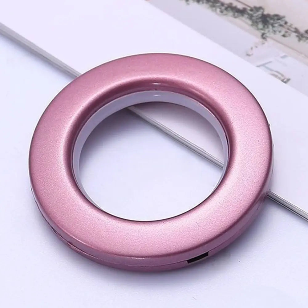Plastic Curtain Eyelet Ring Curtain Grommet Top Mute Hanging Curtain Ring for Bathroom Living room Home Decor Curtain Accessory