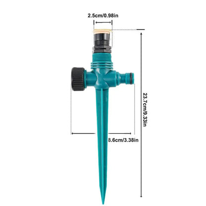 Garden Sprinkler 360° Rotation Irrigation Watering System Agriculture Ground Automatic Tube Adjustable Plug Buried Atomization