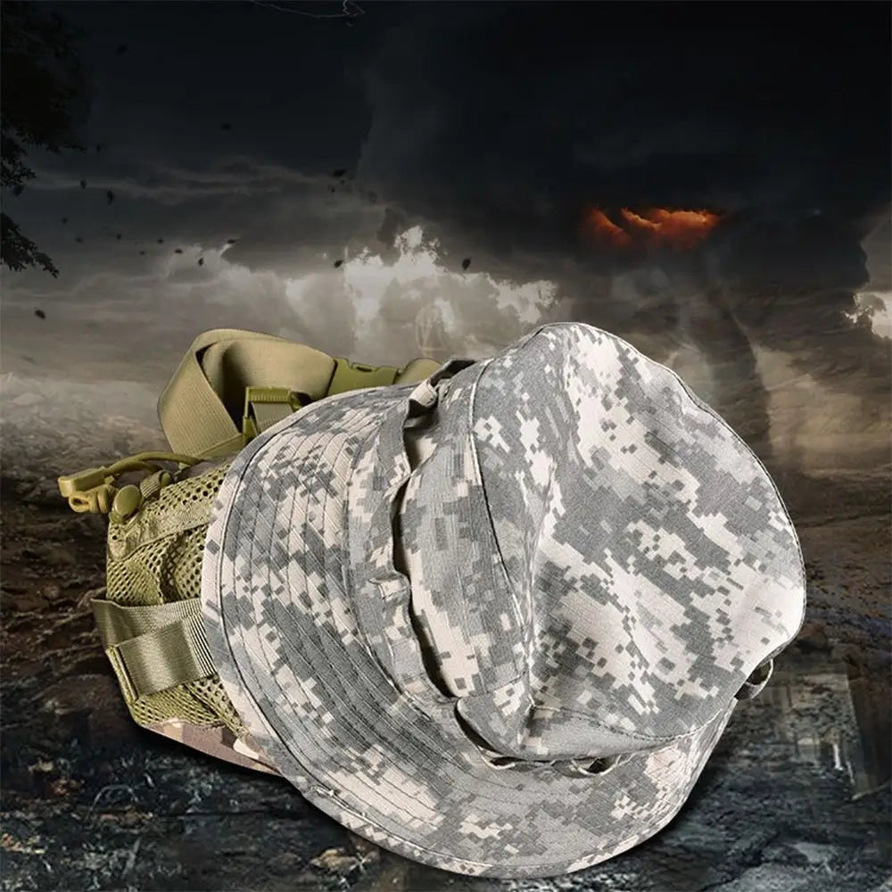 2024 Nee Style Bucket Hat Boonie Hunting Outdoor Wide Brim  Fishing Women Men Sun Men Cap