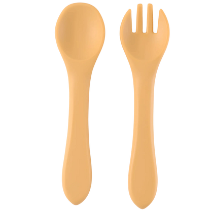 Children's tableware complementary soft spoon baby spoon baby silicone soft spoon feeding water small spoon