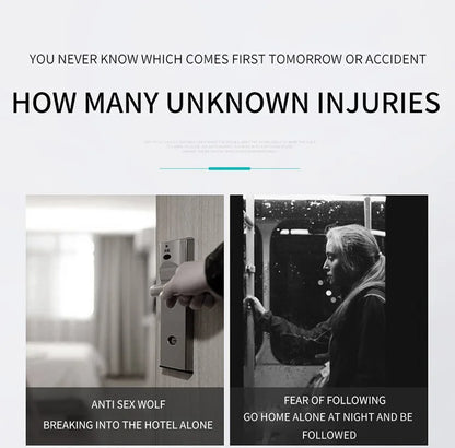 Security Portable Door Lock Latch No Drill Manual Hotel Room Devices For Add Security Holes Removable For Travel Safety