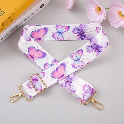 Fashionable And Minimalist Shoulder Strap Print Adjustable Bag Strap Luggage Replaceable Travel Accessories