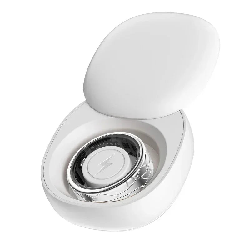 Smart Ring Women Health Tracker Heart Rate Blood Oxygen Photo Control Brush Tiktok Waterproof Multi-sport Modes Men Fitness Ring