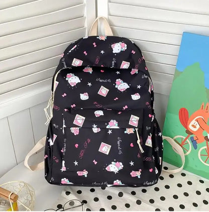 Hello Kitty backpack for junior high school students cute cartoon fashion school bag large capacity school bag for women