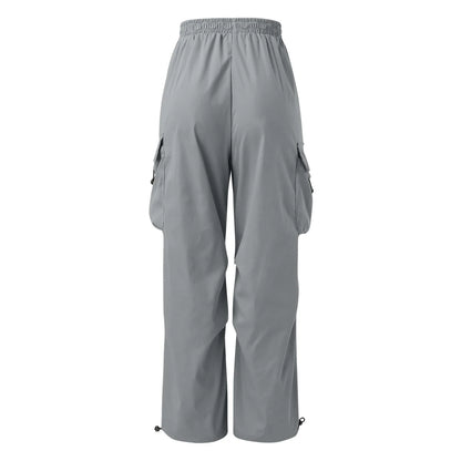 Cargo Pants For Men Baggy Long Pants,Men'S Parachute Cargo Pants Lightweight Pants Drawstring Loose Fit Hiking Casual Pants