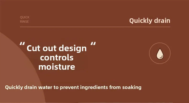 Six Grid Refrigerator Crisper Storage Containers Fridge Fresh Vegetable Fruit Boxes Drain Basket Kitchen Organizer Tools