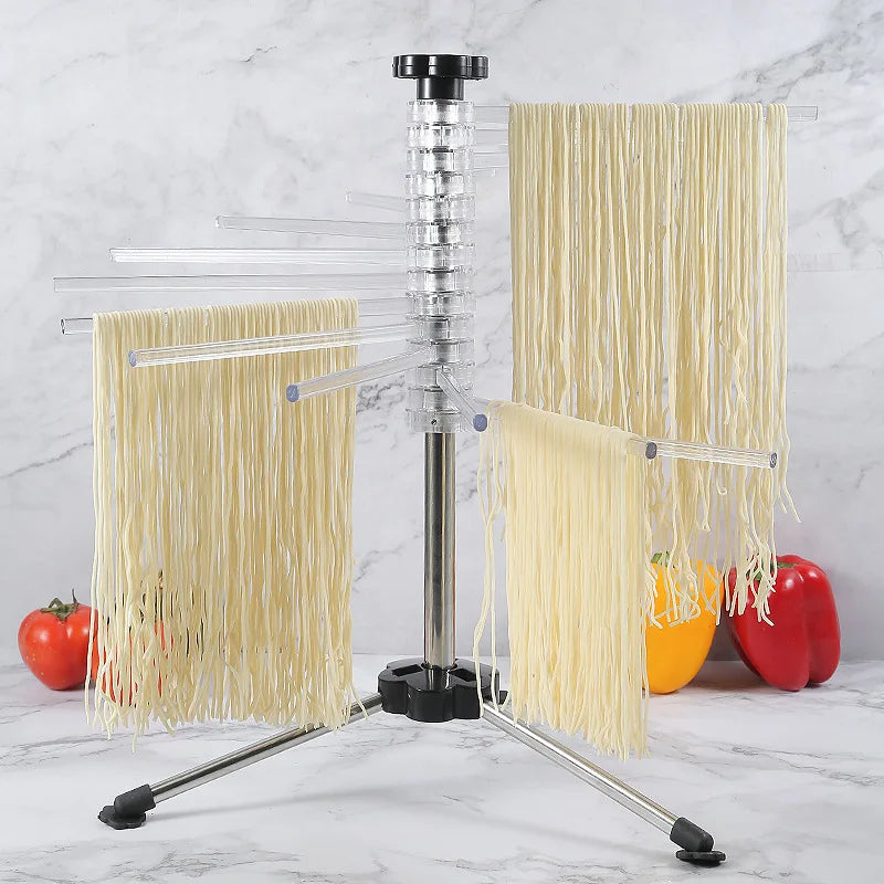 Drying rack manual rotating drying rack wake-up special hanging rack foldable easy to store kitchen tools