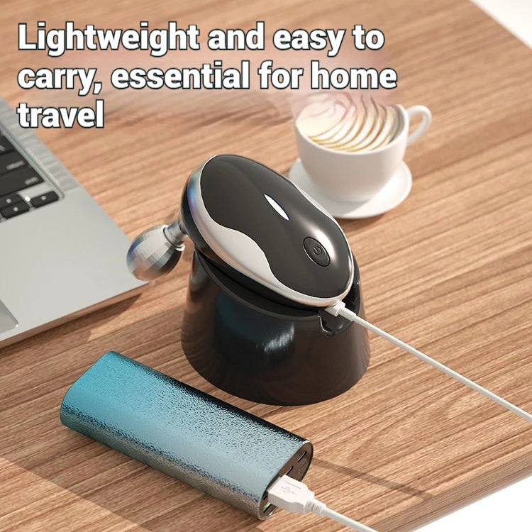 Electric Facial Roller Massager - EMS Microcurrent V-Shape Lifting Device for Face Contouring, Anti-Aging Skin Care & Hydration