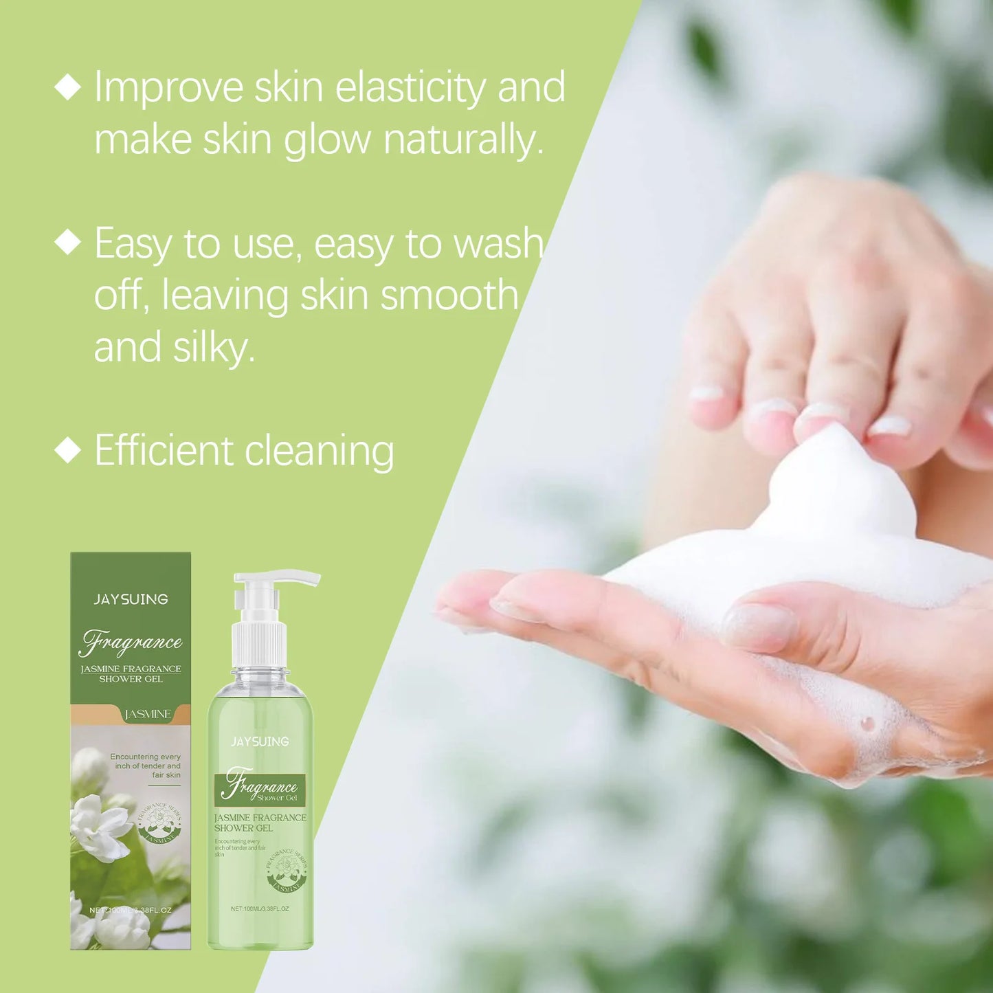 Fragrant Shower Gel Body Wash Perfume Long Lasting Fragrance Deep Cleansing Moisturizing Refresh Smooth Exfoliating Bath Lotion