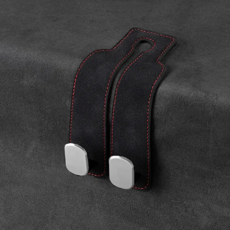 2 in 1 Car Hook For Car Rear Seat Back Hooks Headrest Hanger Clip Universal Double Hooks Holder Storage Car Interior Accessories