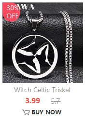 Talisman Protection Luck King Solomon Seal Necklace Stainless Steel Wealth Fortune Wheel Women Men Chain Jewelry salomon N3674