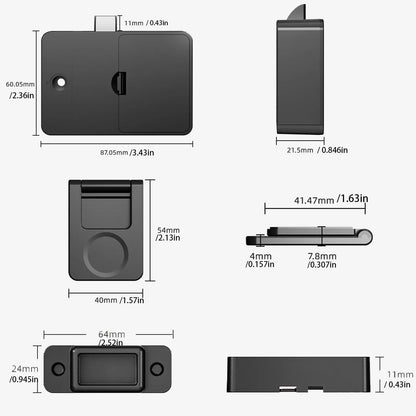 NFC Smart Cabinet Lock Magnetic Sensing Child Safety Baby Proofing Drawer Lock 2 Unlocking Methods Long Battery Life Universal